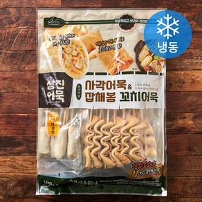 삼진어묵 사각어묵 & 잡채봉 꼬치어묵 (냉동), 1.01kg, 1개