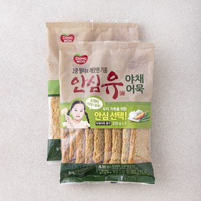 동원 안심유 야채어묵봉각, 225g, 2팩