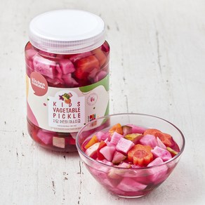 키친콤마 저당 어린이채소피클, 380g, 1개