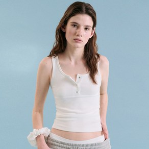 로라로라 여성용 NUBASIC BUTTON SLEEVELESS