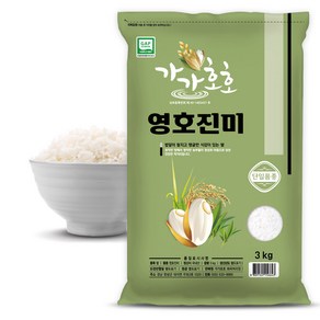 가가호호 영호진미 쌀, 특, 3kg, 1개