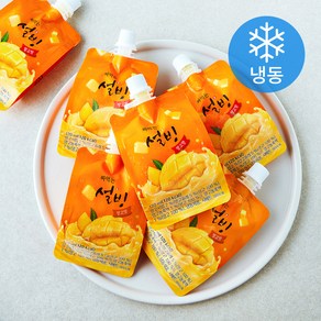 설빙 짜먹는 망고맛 (냉동), 6개, 120ml