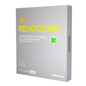 RENODERM 레노덤 센텔라트리트먼트 UV프로텍션 재생밴드, 10개