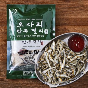 피쉬트리 오사리 안주멸치 건멸치 40g x 2개입 + 소스 40g 세트, 1세트