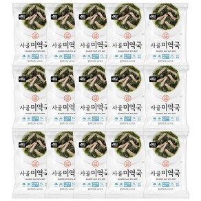 이델리 동림푸드 동결건조 사골미역국, 50g, 3개