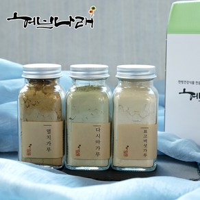 허브나래 천연조미료 명절선물세트 3종 멸치가루90g+다시마가루90g+표고버섯50g, 1개