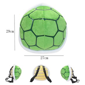 탈착식 인형 만화 봉제 장난감 스트랩 마리오 브라더스 터틀 쉘 배낭 코스프레 쿠파 트로파 학교 가방 파우치 2 in