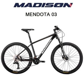 (완조립) 2023 매디슨바이크 멘도타03 데오레22단 알루미늄 MTB 자전거, 세이렌 블루, (L)19인치, 1개