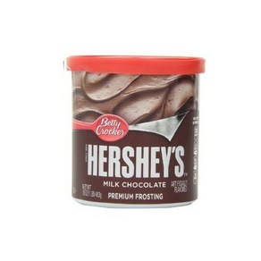 Heshey's Pemium Milk Chocolate Fosting (Pack of 3) 16 oz Tubs 허쉬 프리미엄 밀크 초콜릿 프로스팅(3팩) 16온스 욕조, 453g, 3개