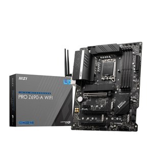 MSI PRO Z690-A WIFI 마더보드 ATX [Intel Z690 칩셋 탑재] MB5607, 상세페이지 참조