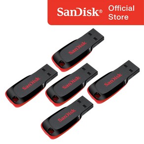 샌디스크 USB 크루저 블레이드 SDCZ50-032G 5p, 32GB, 5개