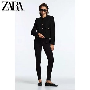 ZARA 자라 스트럭처 트위드 자켓