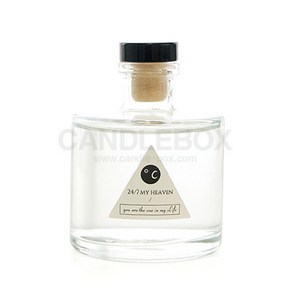 캔들아트 원형용기 210ml 꽃병 화병, 1개