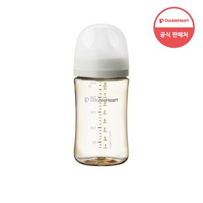 더블하트 모유실감 3세대 PPSU 오후의베이지 240ml 젖꼭지포함/M/3개월~, PPSU단품젖병240ml 오후의베이지, 1개