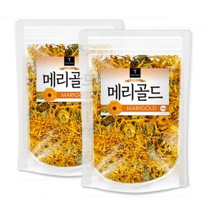 퓨어영 메리골드 꽃차 마리골드 금잔화 금송화 100g, 1개입, 2개