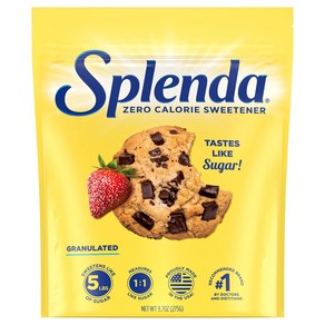 Splenda No Caloie Sweetene 9.7 oz Splenda 무칼로리 감미료 9.7oz, 1개, 274g