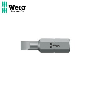 WERA 베라 일자 드라이버 비트 팁 800/1 Z 1.2x8x25mm 072063