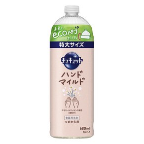 카오 큐큣토 주방세제 핸드 마일드 카모마일향 리필 680ml, 1개