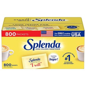 Splenda 스플렌다 제로 칼로리 감미료 800개입, 1) 1.76 Pound Pack of 1