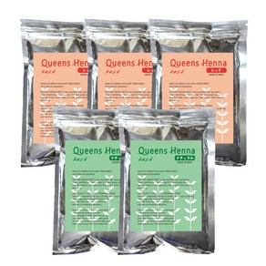 퀸즈best헤나 5개세트 Queens Henna best, 레드3+네추럴2개, 100g, 1개