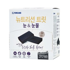 포켄스 뉴트리션트릿 관절&뼈 눈&눈물 피부&피모 100P 800g 강아지영양제, 1개