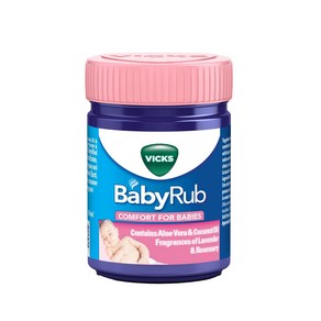 Vicks BabyRub Specifically fo Babies-Moistuize Soothe and Relax you Baby, 6개, 50ml