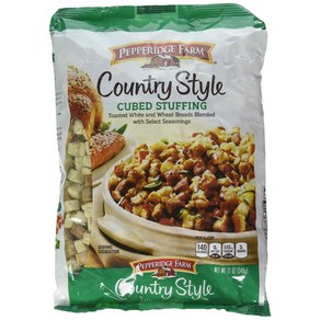 Peppeidge Fam County Style Cubed Stuffing 12Oz Bag Peppeidge Fam 컨트리 스타일 큐브형 스터핑 12온스 가방, 2개, 340g