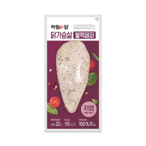 하림이닭 닭가슴살 저염 블랙페퍼 100g