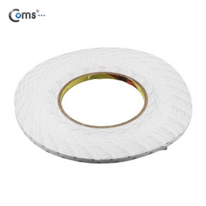 Coms 3M 양면테이프 (총 길이 50m 폭 5mm 두께 0.1mm), 1개