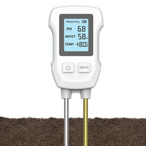 토양 테스터 PH 수분 온도 디지털 LCD 계량기 테스터 내열 금속 센서 습도 모니터 꽃 식물 원예용 3 인, 1개