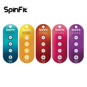 SpinFit DUNU 이어폰용 실리콘 귀마개 특허받은 360 도 자유 회전 CP100 CP800 CP145 2 쌍, 7.CP145 S 1cad, 1개