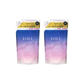YOLU 요루 샴푸 리필용, CALM NIGHT REPAIR, 2개, 400ml
