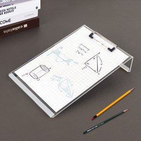 투명 클립보드 노트 필기 독서대 공시생 인강용 A4 B5, 필기용 (클립제거) B5 20x28cm 3T