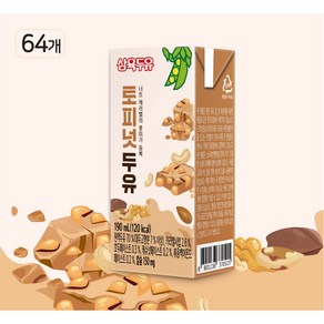 삼육두유 토피넛두유, 64개, 190ml