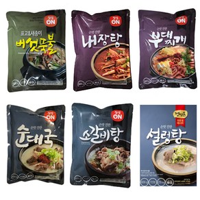 초원식품 정성온 설렁탕 냉동 국 찌개 탕 식당, 600g, 1개