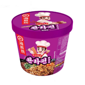 하이디라오 쏸라펀 누들컵 128g, 12개