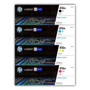 HP 정품 프린터토너 NO 416A 4색세트 W2040A W2041A W2042A W2043A SET