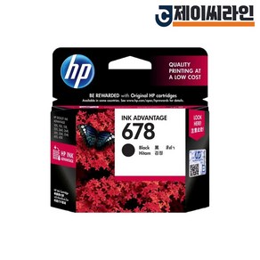 HP 정품잉크 678검정 데스크젯 1015 2515 2545 2546 2548, 정품_678검정, 1개입