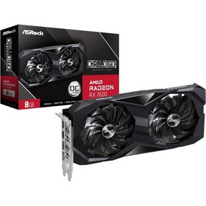 ASRock AMD Radeon™ RX 7900 XT 팬텀 게이밍 20GB OC 그래픽 카드 320 비트 7680 x 4320 0dB 사일런트 쿨링 3 DisplayPot™, RX 7600 Challenge 8GB 해외직구