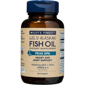 Wiley's Finest Peak EPA 윌리스 파이니스트 피크 EPA 1000mg 30캡슐, 1개, 30정