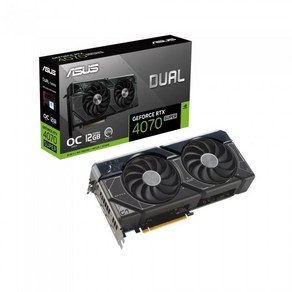 에이수스 ASUS DUAL 지포스 RTX 4070 SUPER O12G OC D6X 12GB, DUAL-RTX4070S-O12G