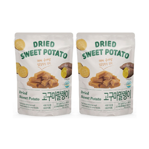 DRIED SWEET POTATO 국내산 고구마말랭이, 2개, 180g