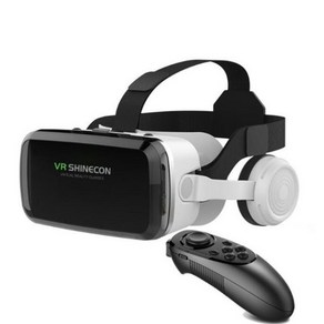 VR SHINECON 천 매직 미러 VR 안경 G04BS 블루투스 헤드셋 버전 3D 가상 현실 헬멧 스마트폰 및 조이스틱, CHINA_Option 2