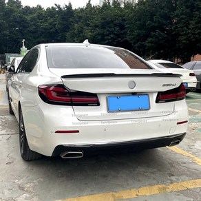 BMW 5시리즈 G30 스포일러 2018-2022 호환, White