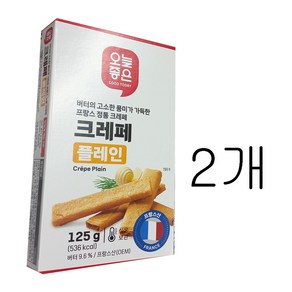 오늘좋은 크레페 플레인, 2개, 125g