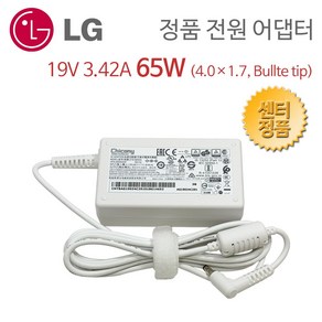 LG 울트라PC 정품 노트북 어댑터 충전기 19V 2.1A 3.42A 65W A18-065N3A, 화이트, 1개