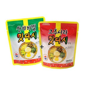 [다제이샵] 군대 맛다시 90g 산채비빔 1개 + 고추나라 1개 볶음 양념