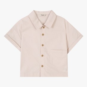 [치크] 오버핏 반팔 셔츠 CKYC2441B