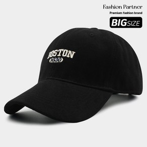 패션파트너 빅사이즈 BOSTON 자수 볼캡 큰머리 대두 야구 모자 7color