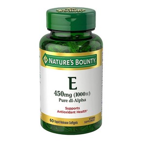 Natue's Bounty 네이처스바운티 비타민E 450mg 60정, 1개